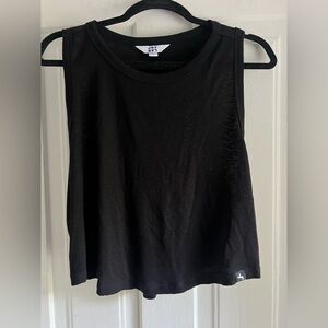 JoyLab Black cropped tank  Tee